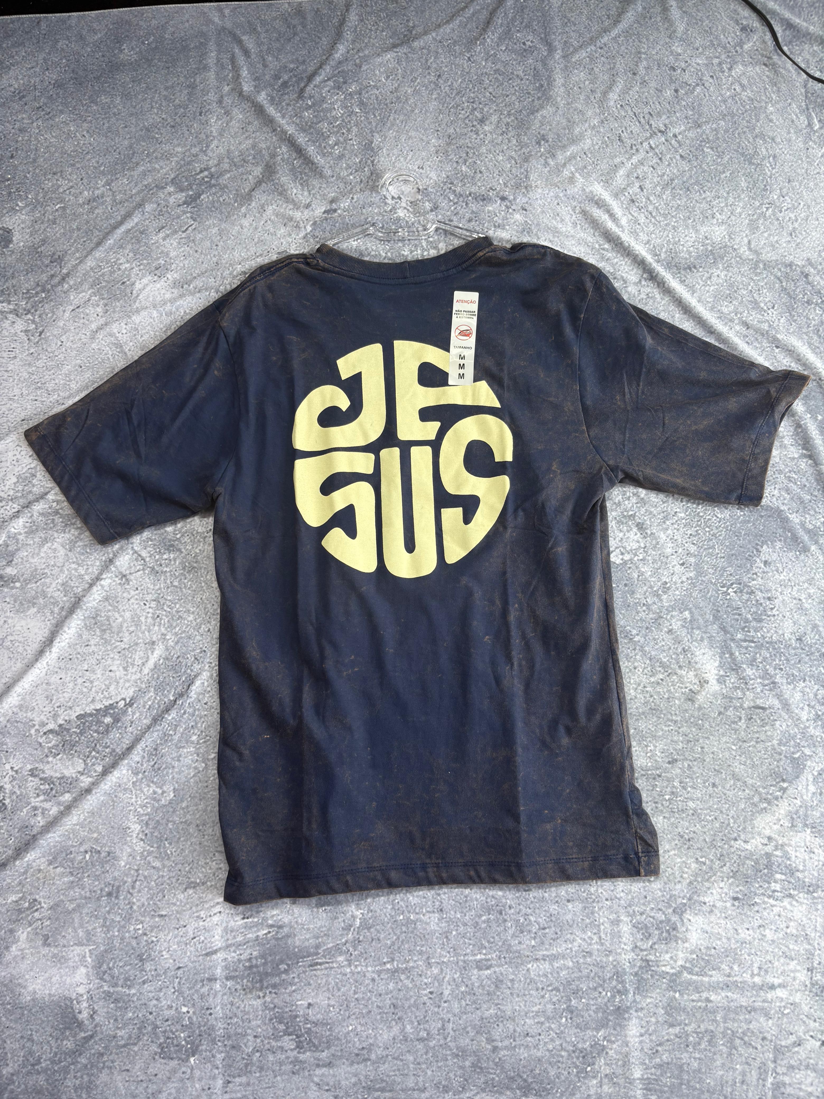 CAMISETA OVERSIZED CRISTÃ PREMIUM AZUL