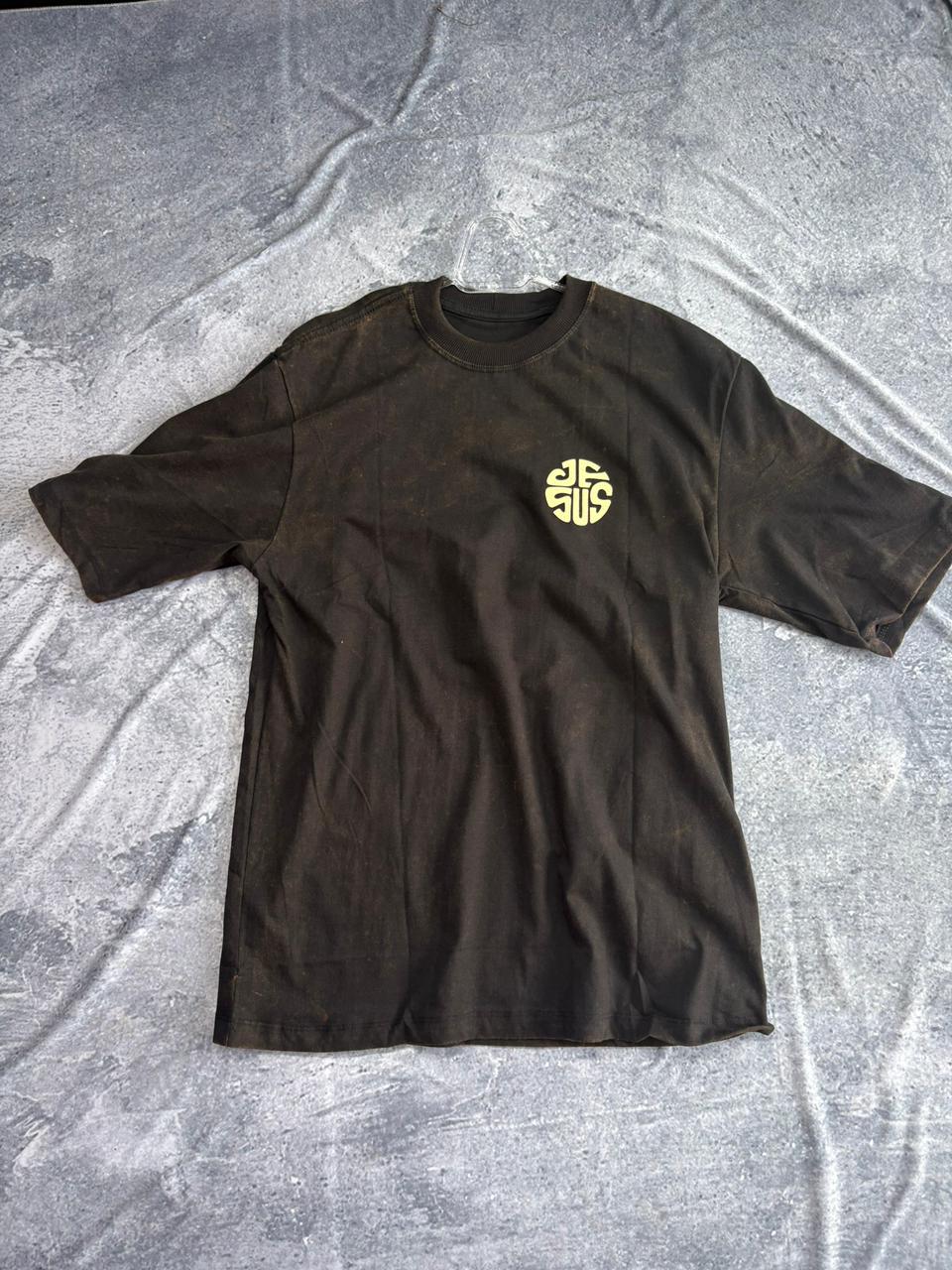 CAMISETA OVERSIZED CRISTÃ PREMIUM PRETA ( JESUS )