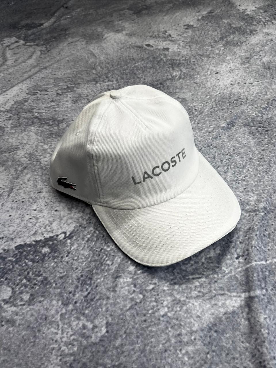 BONÉ STREET LACOSTE BRANCO