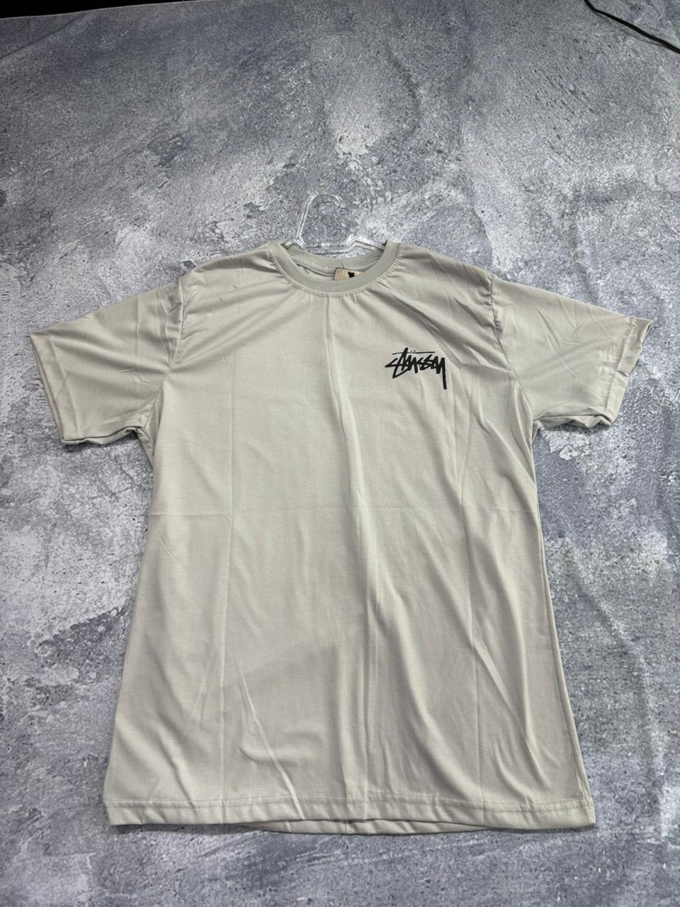 CAMISETA MALHA PREMIUM NIKE • 30.1 PENTEADA \& LAVADA CINZA New Work