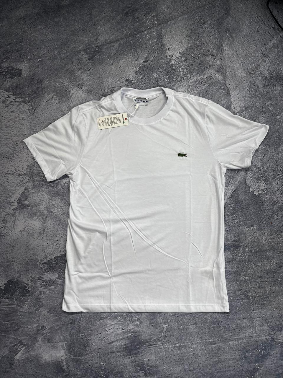 CAMISETAS 40.1 LACOSTE  BRANCA