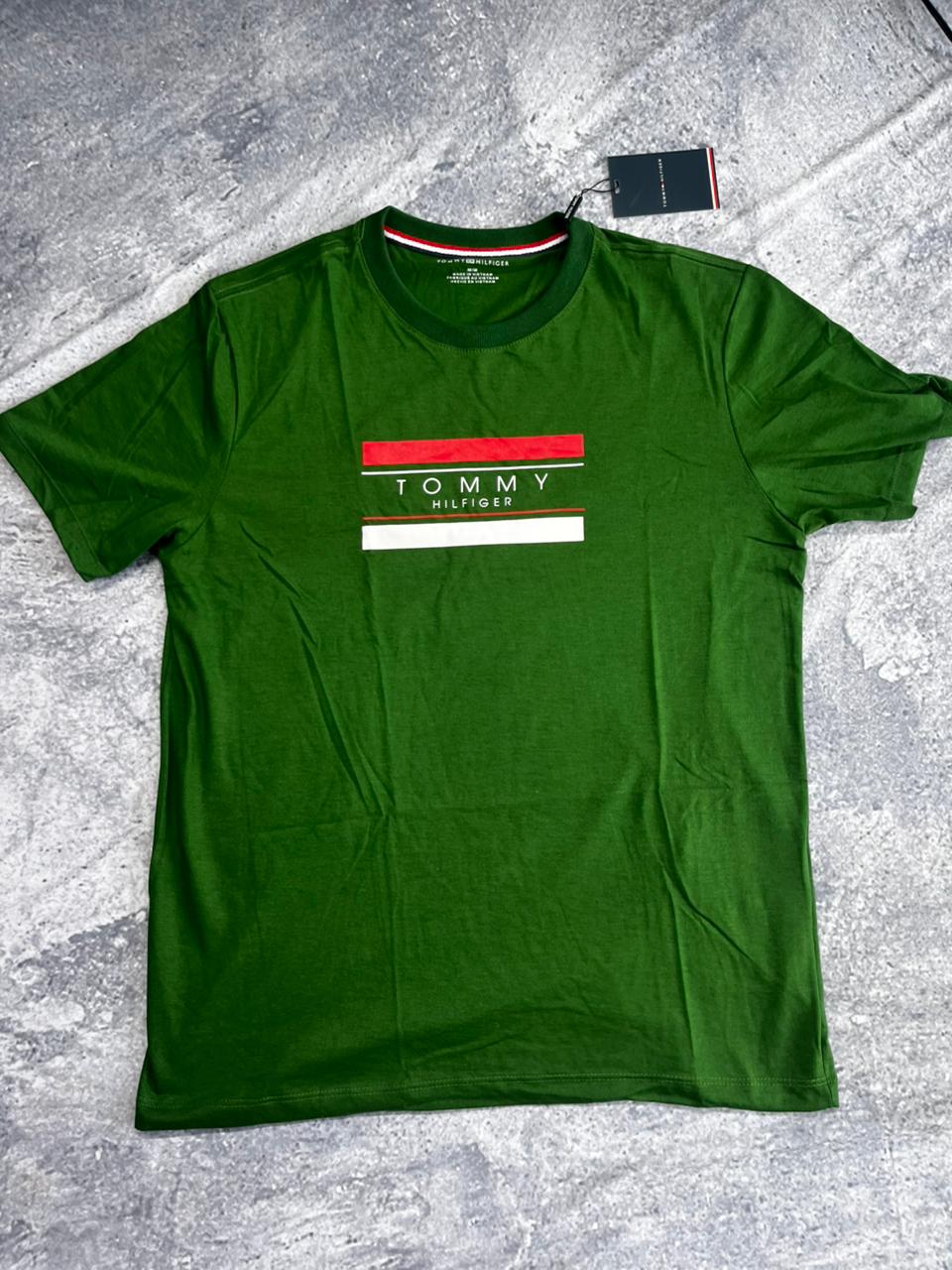 CAMISETAS 40.1 TOMMY HILFIGER VERDE