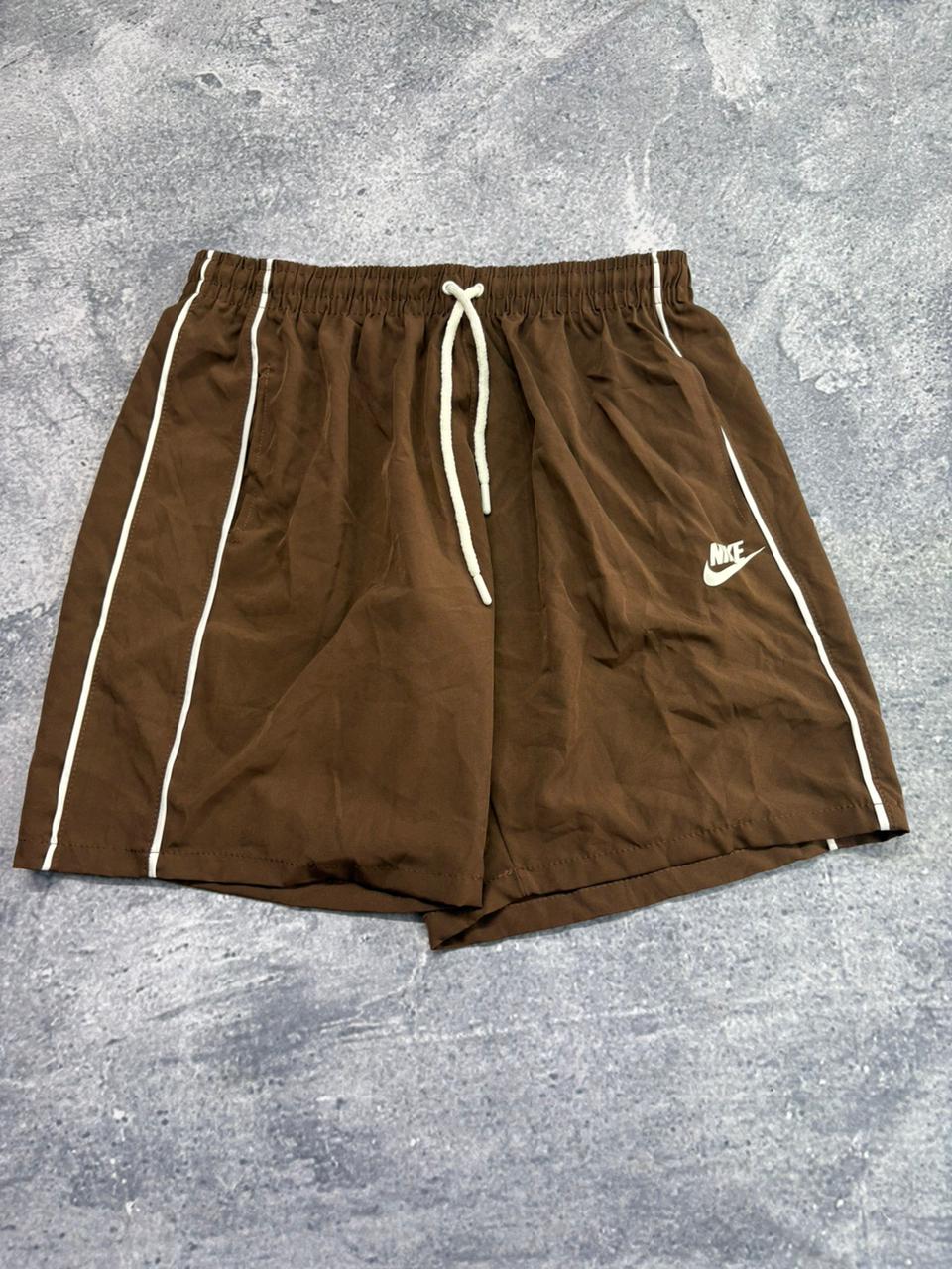 SHORT ELASTANO NIKE  PREMIUM MARROM