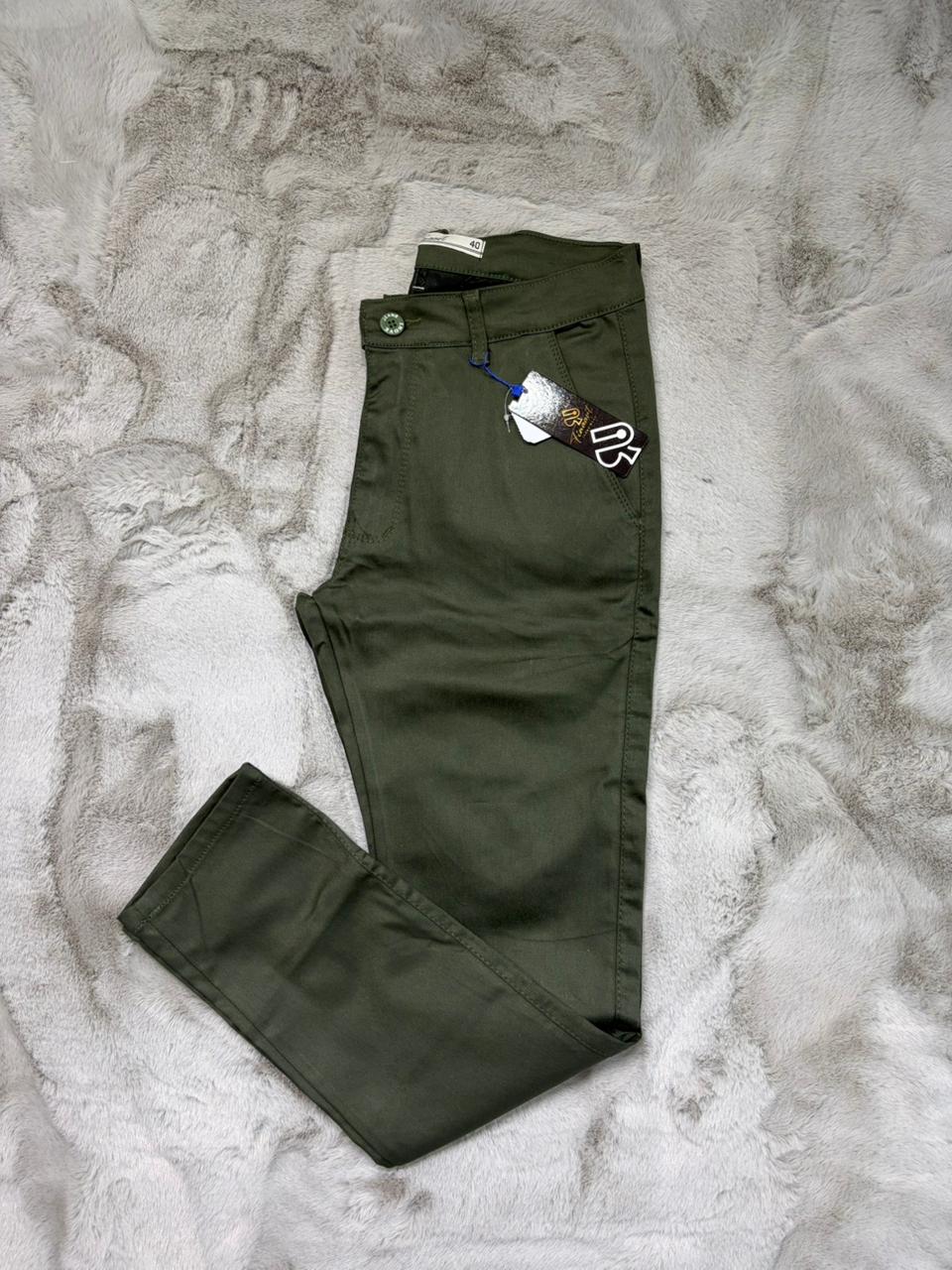 CALÇA ALFAIATARIA SPORT FINO FINART VERDE ESCURO