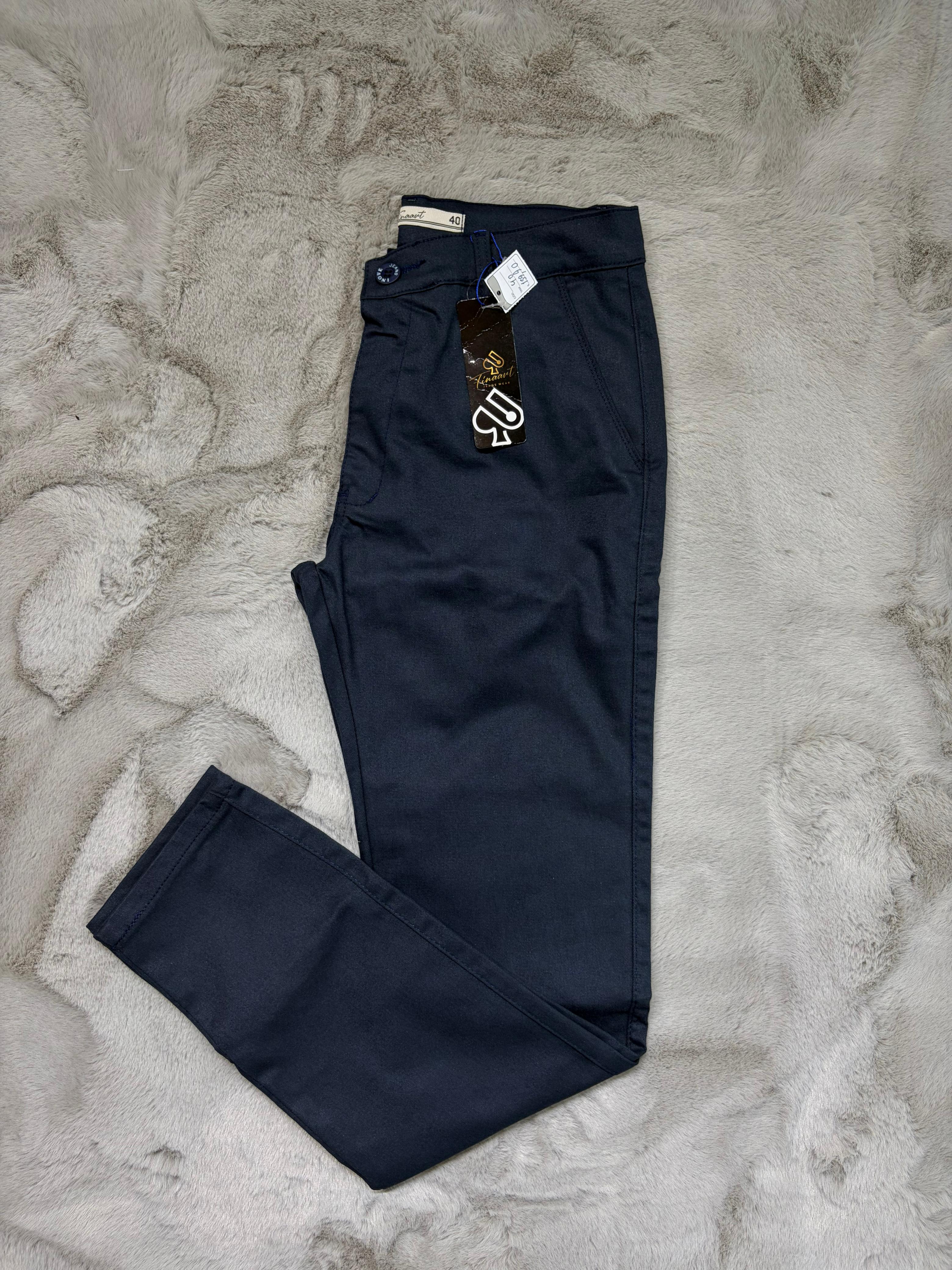 CALÇA ALFAIATARIA SPORT FINO FINART  AZUL MARINHO
