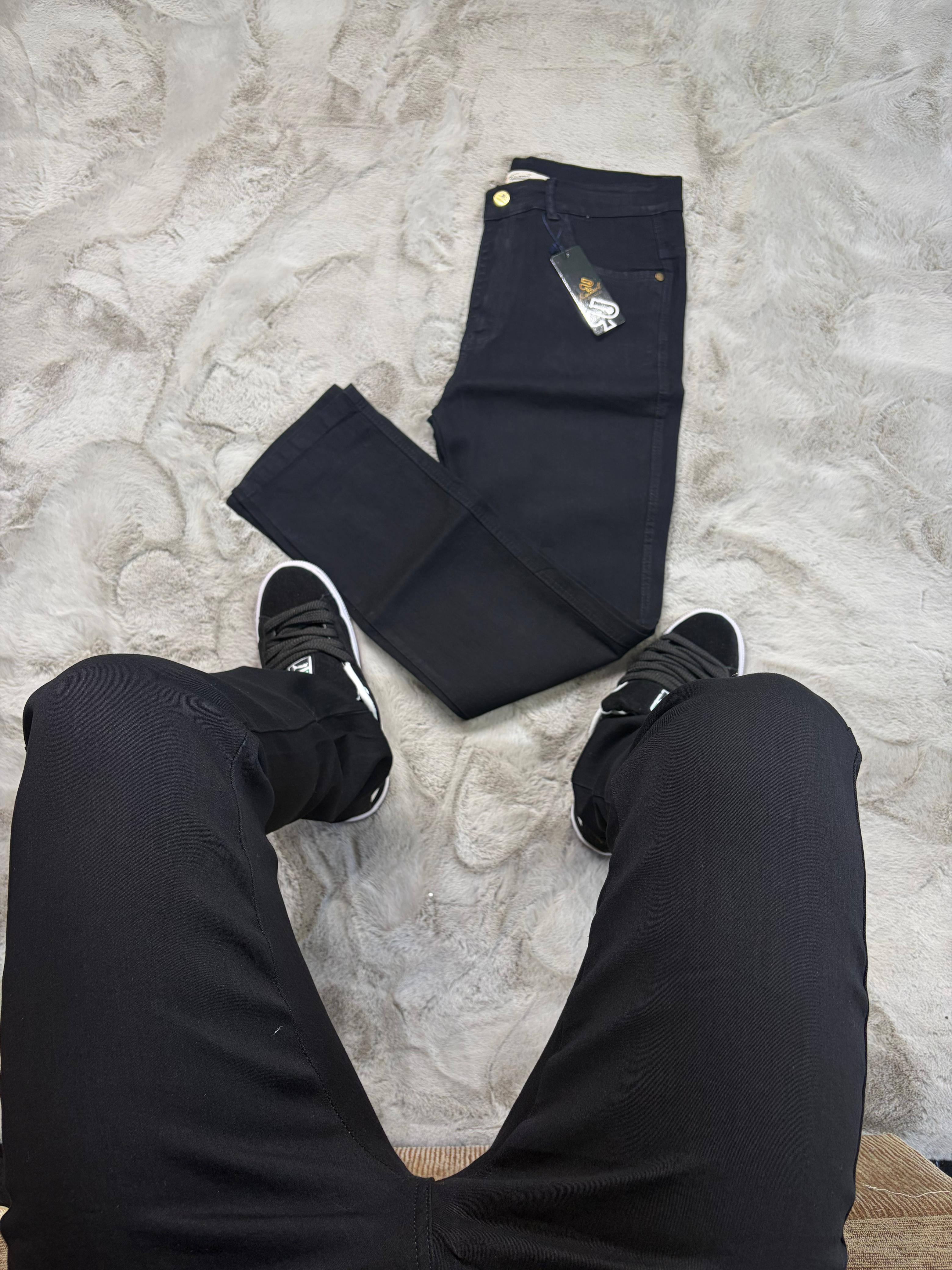 CALÇA JEANS  FINART PRETA