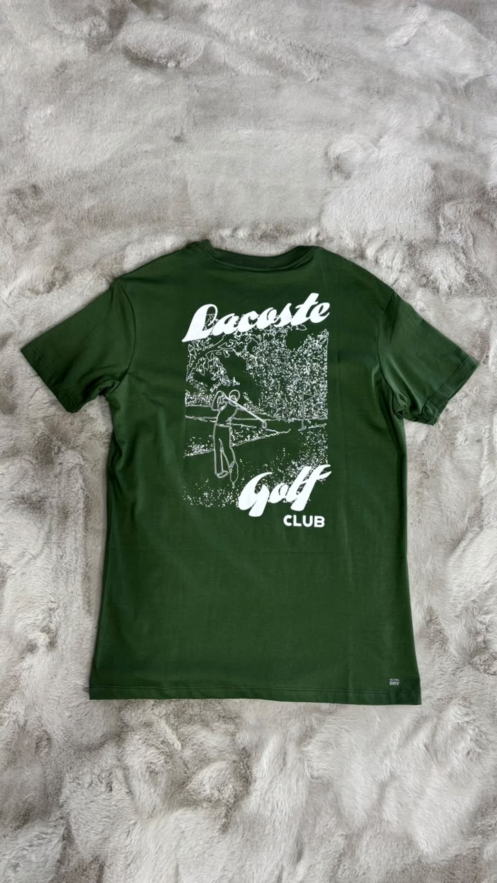 CAMISETA LACOSTE SPORT VERDE