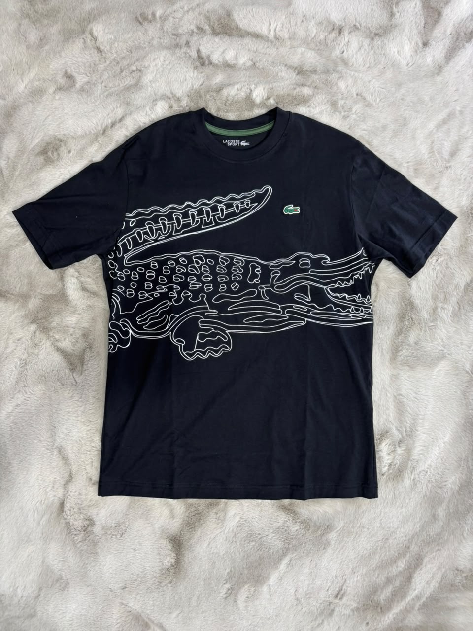 CAMISETA LACOSTE SPORT PRETA